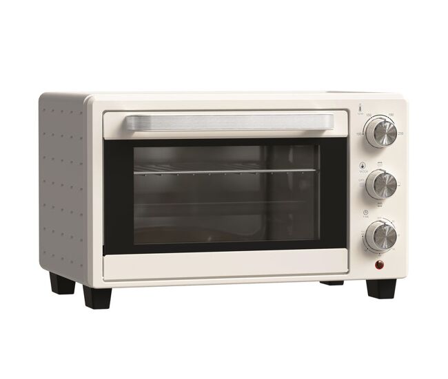 Homcom forno elétrico de bancada forno de bancada de 21l 1400w mini forno torradeira com temporizador até 60min e temperatura regulável até 230°C