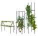 Suportes para Plantas Trepadeiras Aço e Plástico PP Outsunny Suportes para Plantas Trepadeiras Aço e Plástico PP Outsunny Verde