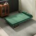 Sofá Cama Poliéster e Madeira de Borracha HOMCOM, casa - sófas Sofá Cama Poliéster e Madeira de Borracha HOMCOM, casa - sófas Verde