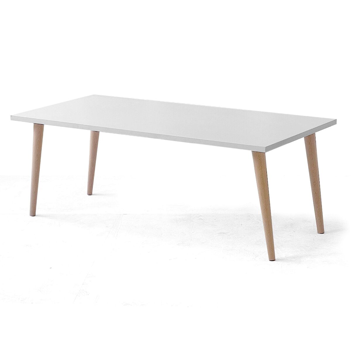 Mesa de centro couvet em cambriano e faia 90x40 cm para sala de estar ou sala de jantar