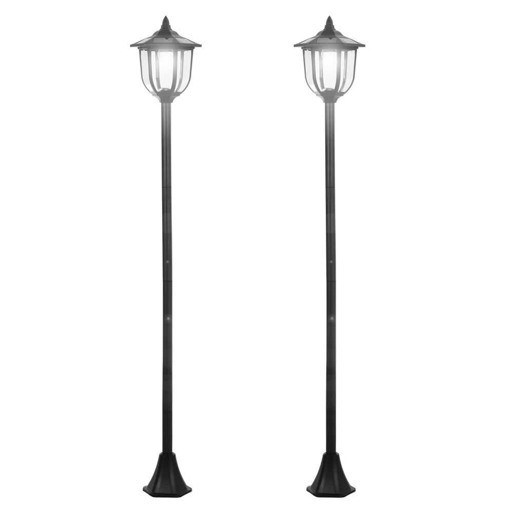 Conjunto de 2 Candeeiros Solares ABS Outsunny