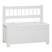 Baú de quarto infantil com tampa organizador de brinquedos Baú de quarto infantil com tampa organizador de brinquedos Branco