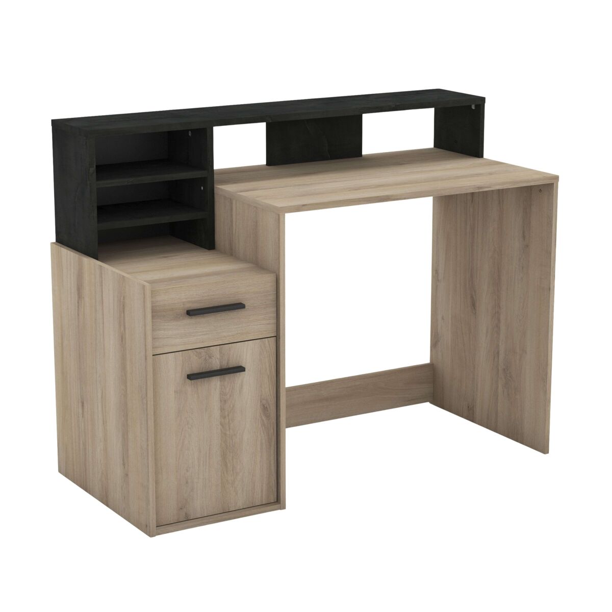 Mesa de computador cor carvalho 126 cm