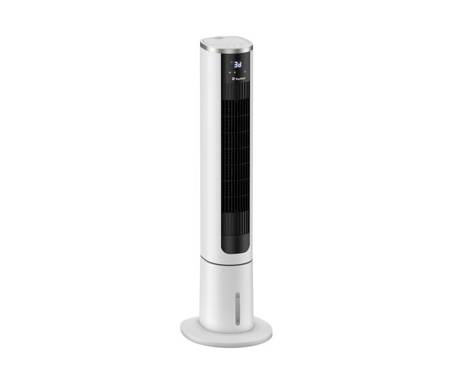 Arrefecedor evaporativo com abertura para enchimento superior. filtro de celulose lavável. controlo digital led. oscilação horizontal automática
