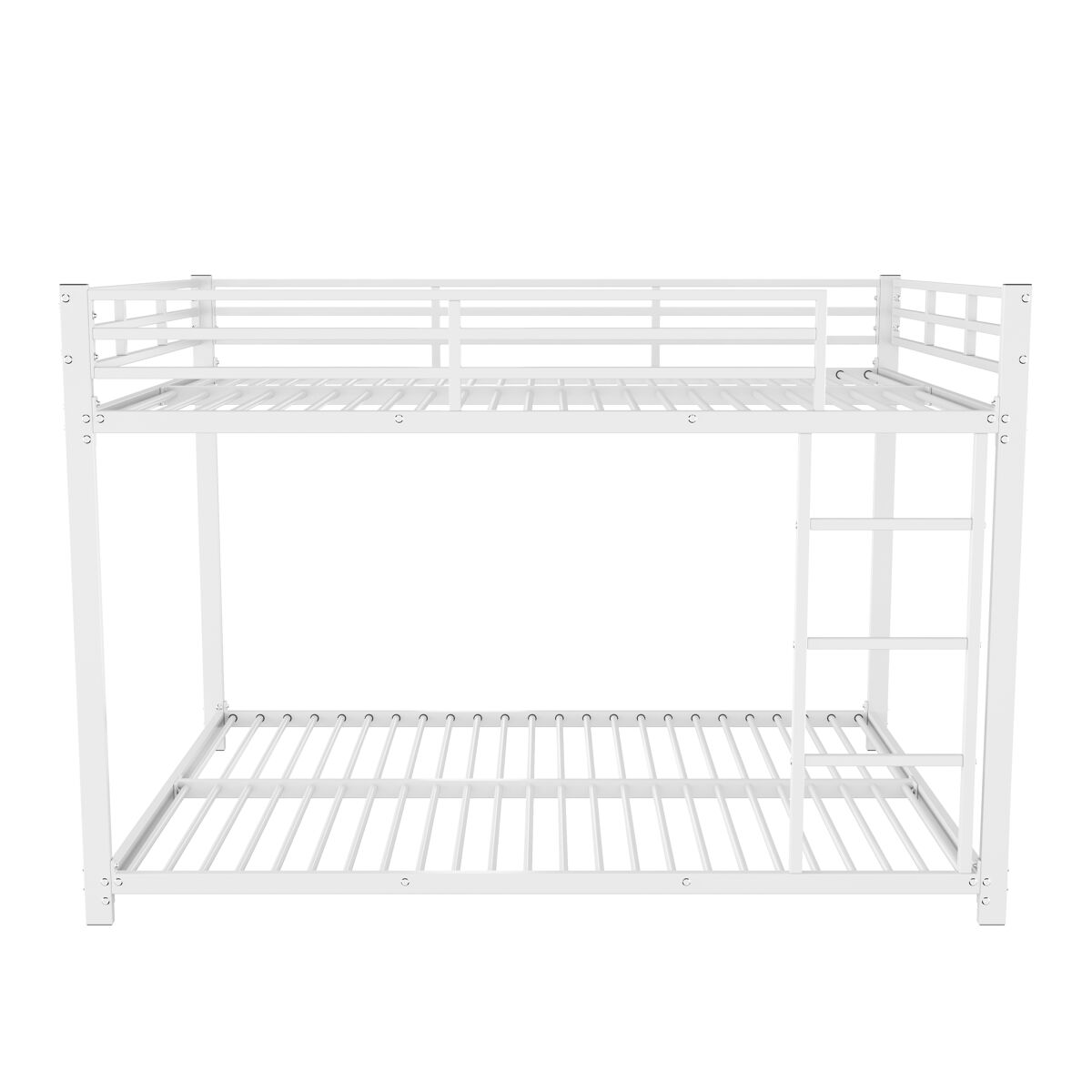 Beliche de ferro para crianças 140x200 cm - branco