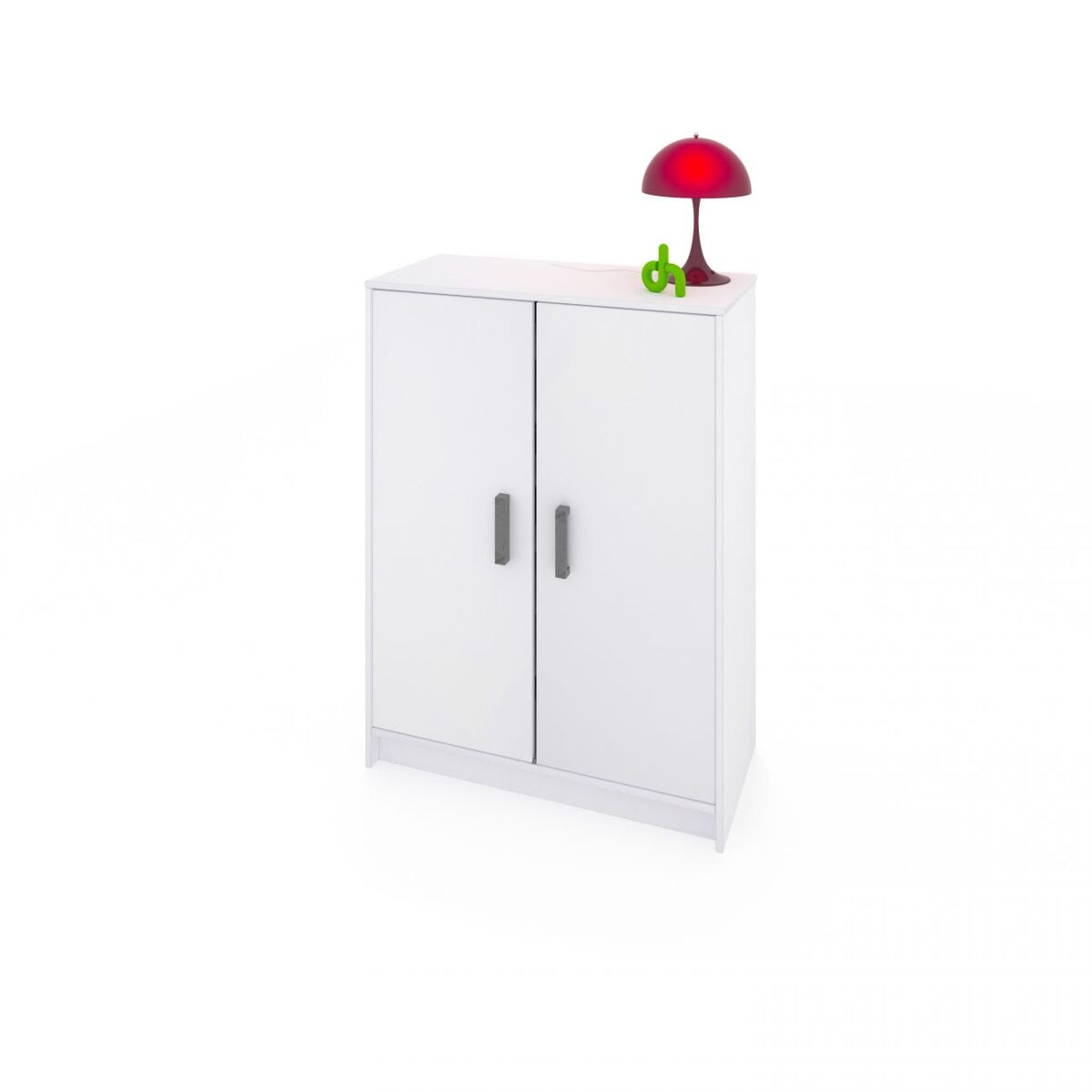 Armário de 2 portas 75 x 101 cm liam branco 75 x 101 x 36 cm