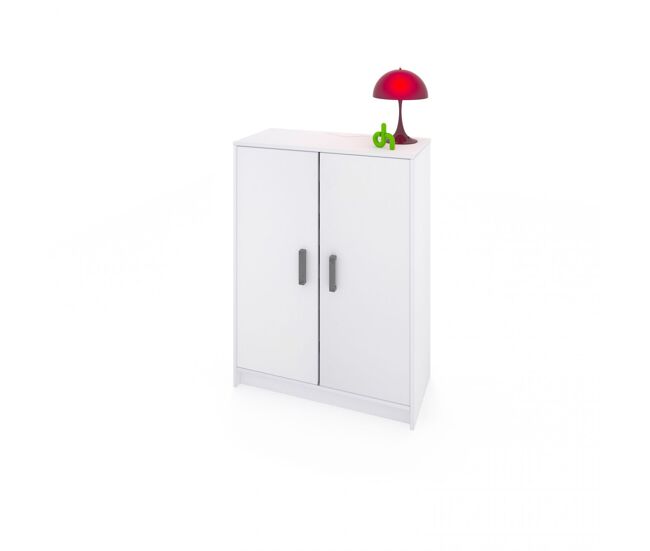 Armário de 2 portas 75 x 101 cm liam branco 75 x 101 x 36 cm