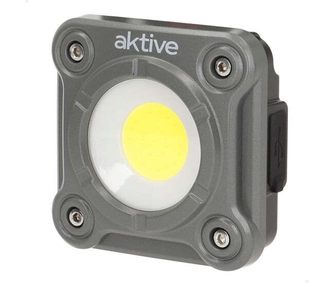 Aktive refletor led portátil multiuso 3 posições c/carregador usb