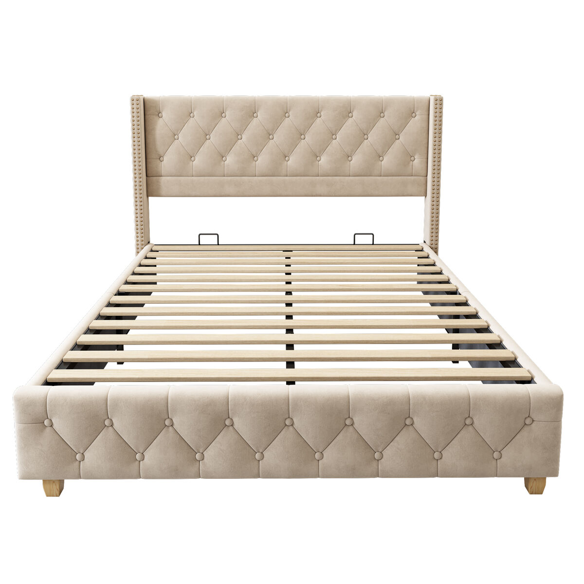 Camas de casal 169x205 Bege