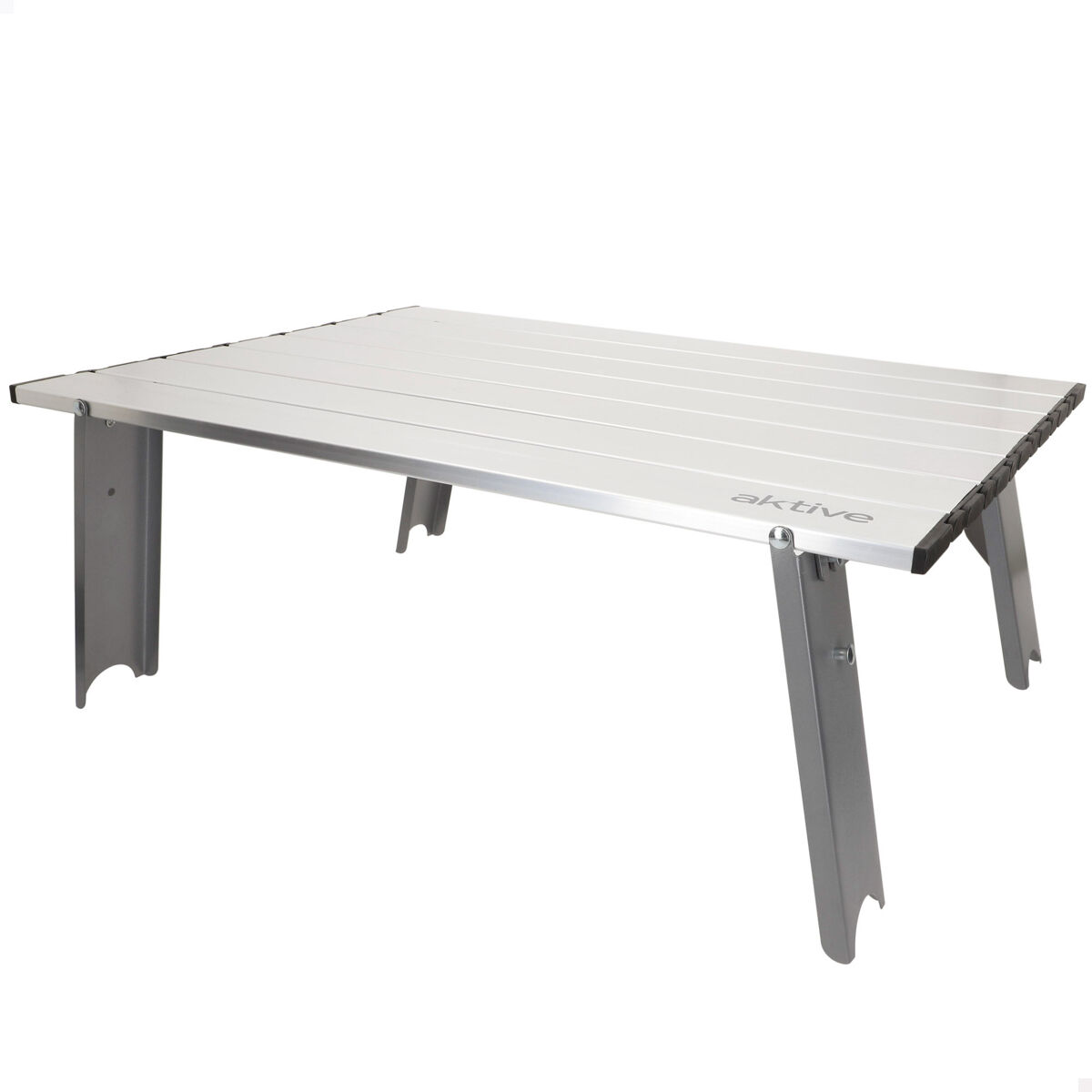 Aktive mesa de acampamento dobrável pequena de alumínio ultraleve de 55x41x20 cm