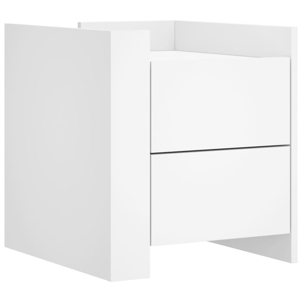 Soluna Home - Mesitas De Noche Boher Madera 45 X 50 X 50 Cm Branco