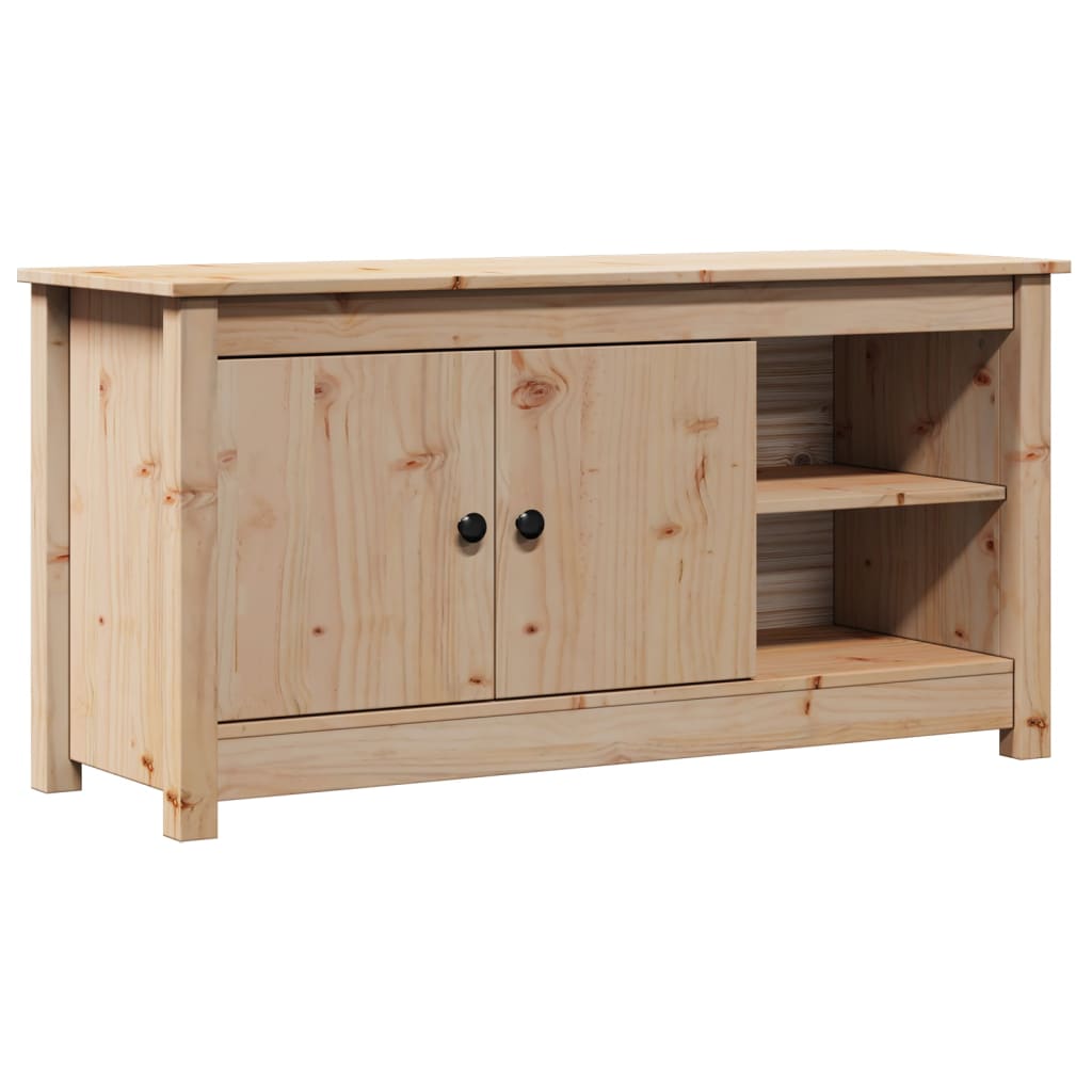 Móvel de tv - modulo de tv - armário de tv 103x36,5x52 cm madeira de pinho maciça