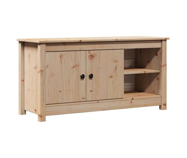 Móvel de tv - modulo de tv - armário de tv 103x36,5x52 cm madeira de pinho maciça