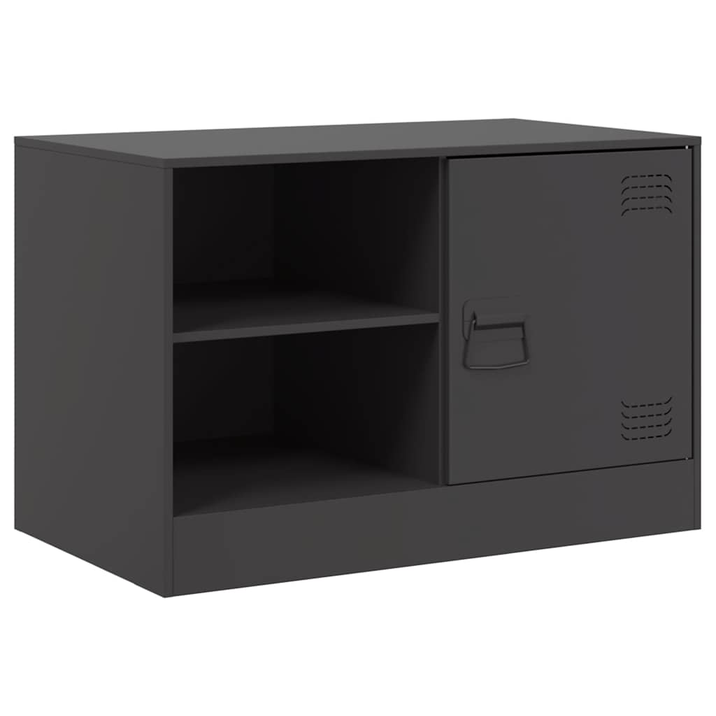 Móvel de tv - modulo de tv - armário de tv 67x39x44 cm aço preto