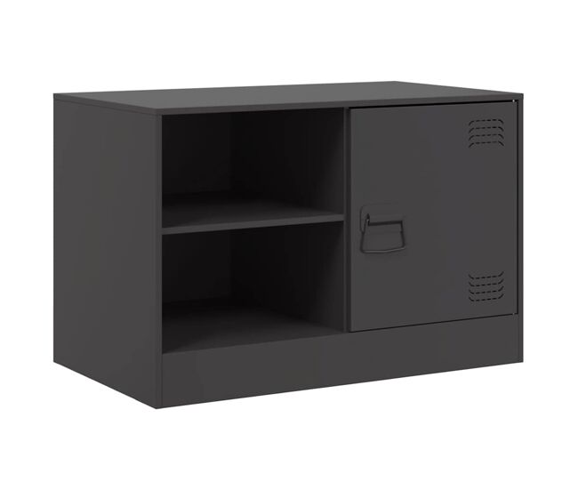 Móvel de tv - modulo de tv - armário de tv 67x39x44 cm aço preto