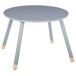 Mesa de quarto infantil Douceur com pernas de madeira Mesa de quarto infantil Douceur com pernas de madeira Cinza/ Madeira