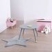 Mesa de quarto infantil Douceur com pernas de madeira Mesa de quarto infantil Douceur com pernas de madeira Cinza/ Madeira