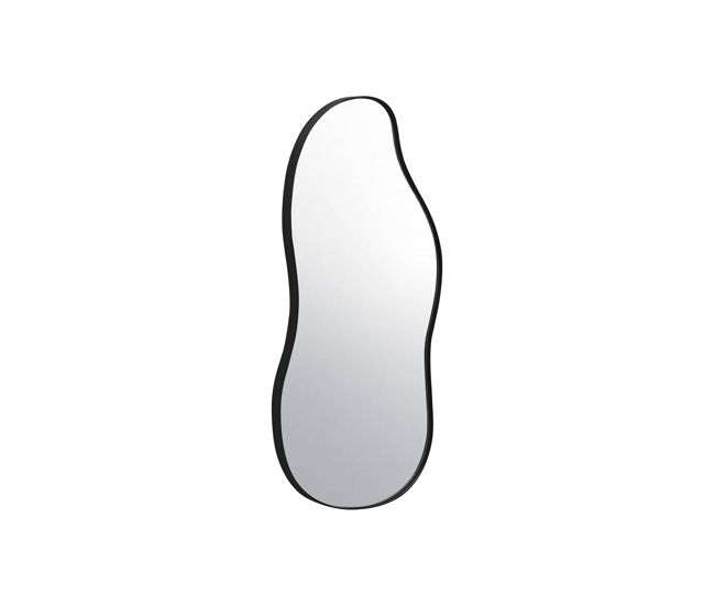 Espelho em metal preto, harlow, preto, 31x3x70 cm