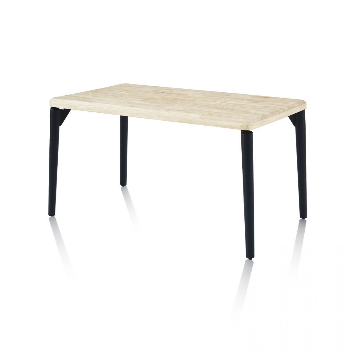 Duehome Mesa De Comedor Padma - Carvalho 140 X 76 X 80 Cm Preto