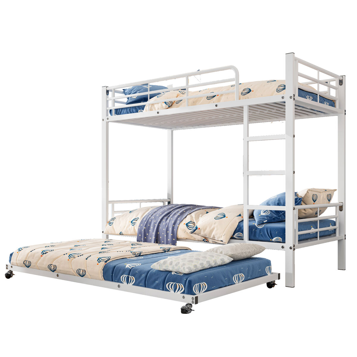 Beliche,cama gavetão de metal 90x200(90x190)cm,branco
