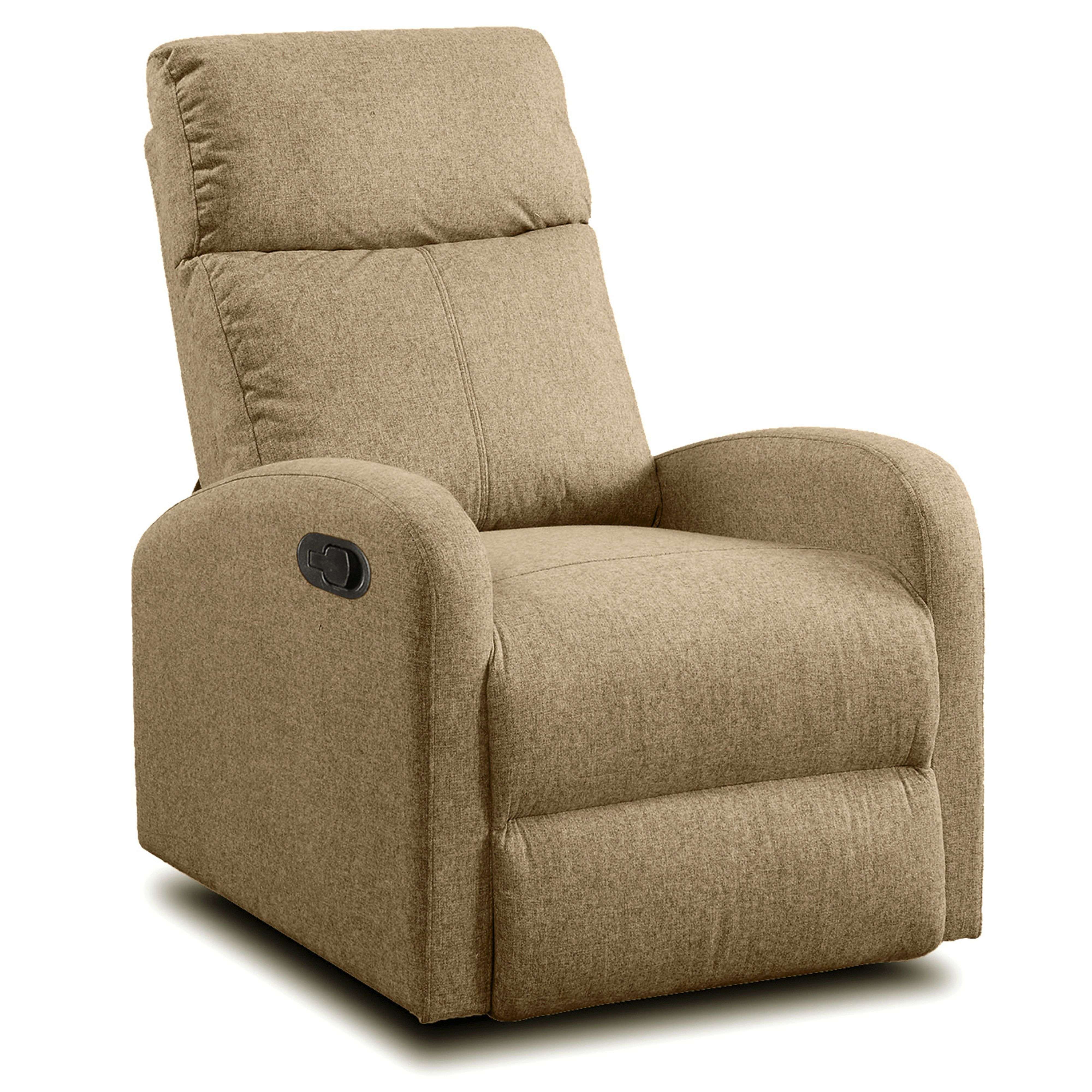 Poltrona reclinável estilo moderno para sala de estar