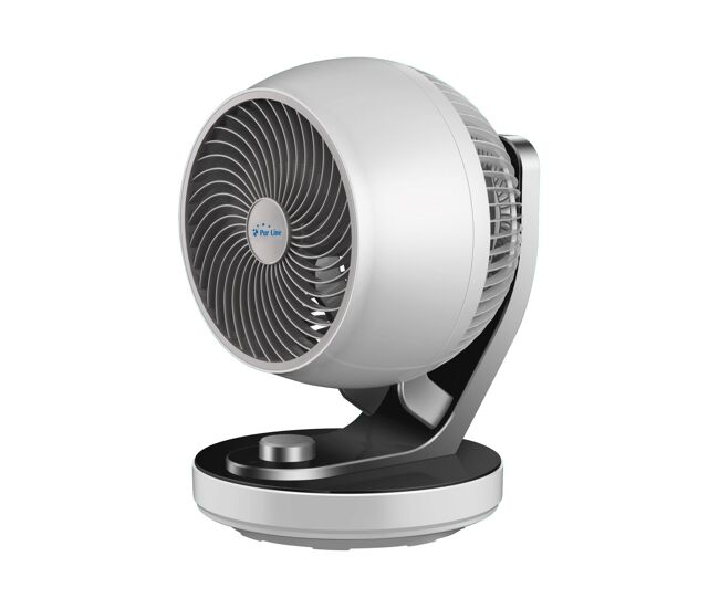 Ventilador de 60w de chão ou de mesa com 3 lâminas. inclui 3 velocidades para adaptar a intensidade do fluxo (baixa noite/eco média-normal e alta