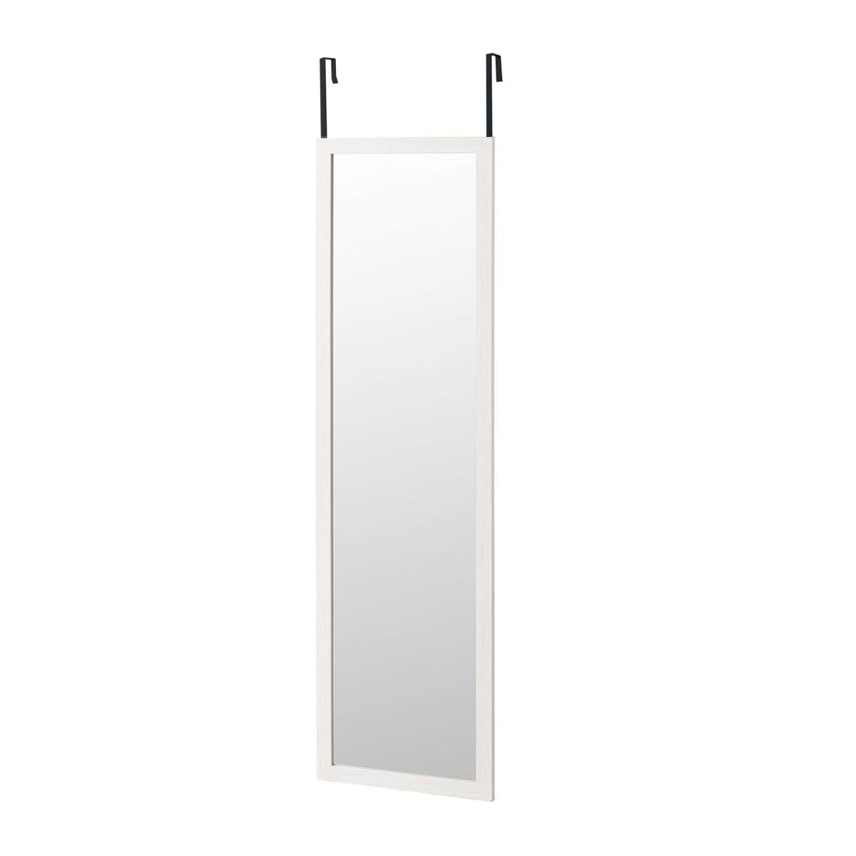 Espelho de porta 35x125 cm – moldura mdf, leve e fácil de pendurar, estilo nórdico