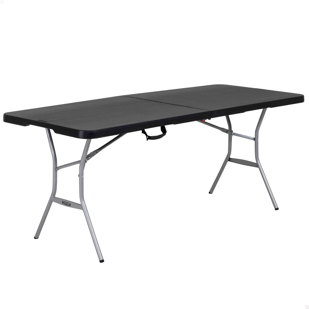 Lifetime mesa dobrável retangular 183x76 cm preta