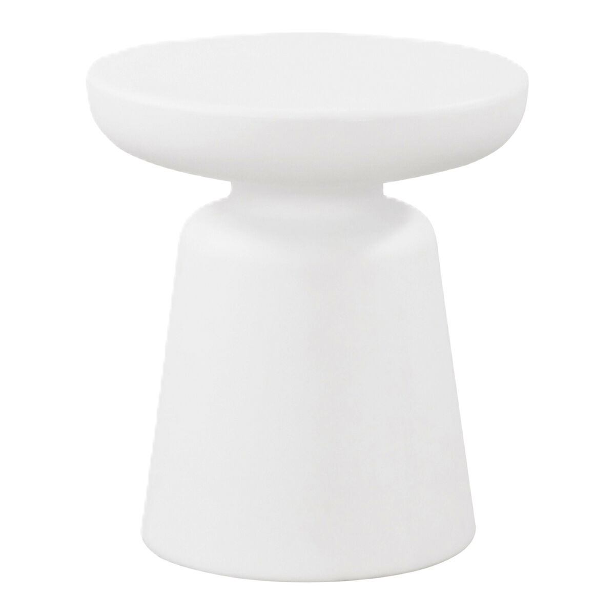 Mesa de apoio posio 44xø40 cm branco [en.casa]