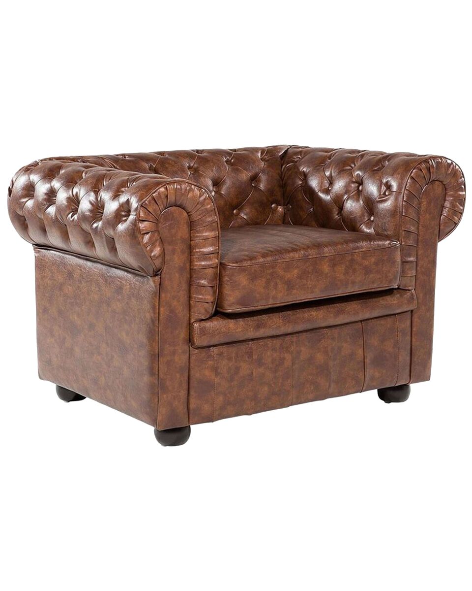 Beliani Poltrona CHESTERFIELD