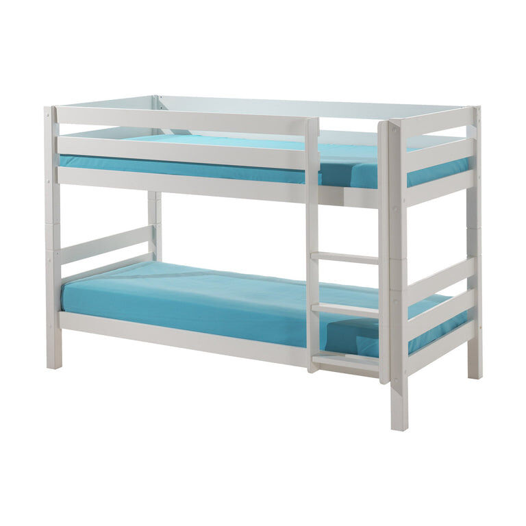 Beliche 90x200 altura 140 cm mola de caixa incluída vipack pino - branco