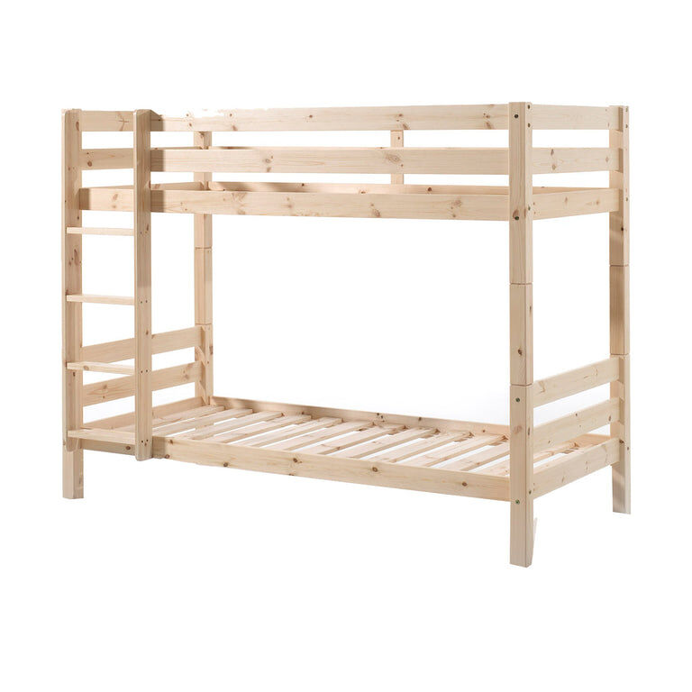 Beliche 90x200 altura 160 cm molas incluídas vipack pino - madeira