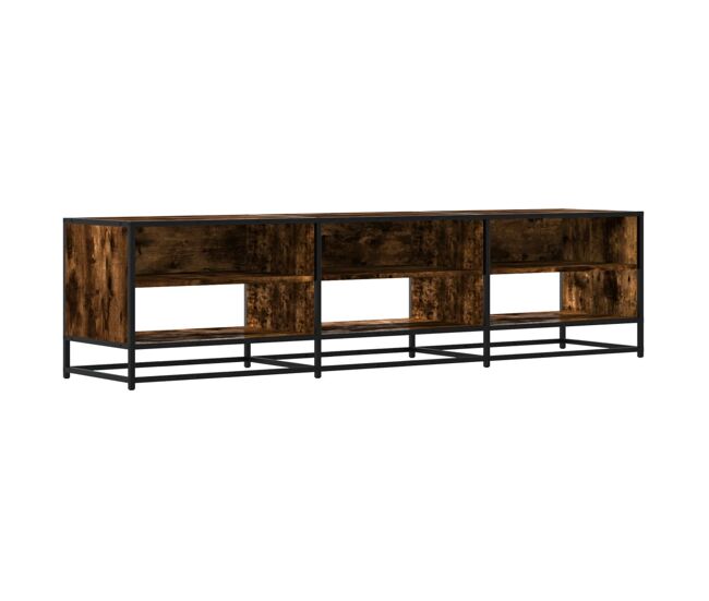 Móvel de tv - modulo de tv - armário de tv 180x40x46 cm derivados de madeira carvalho fumado