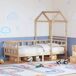 Cama infantil - Cama para crianças 88x203 Cama infantil - Cama para crianças 88x203 Natural