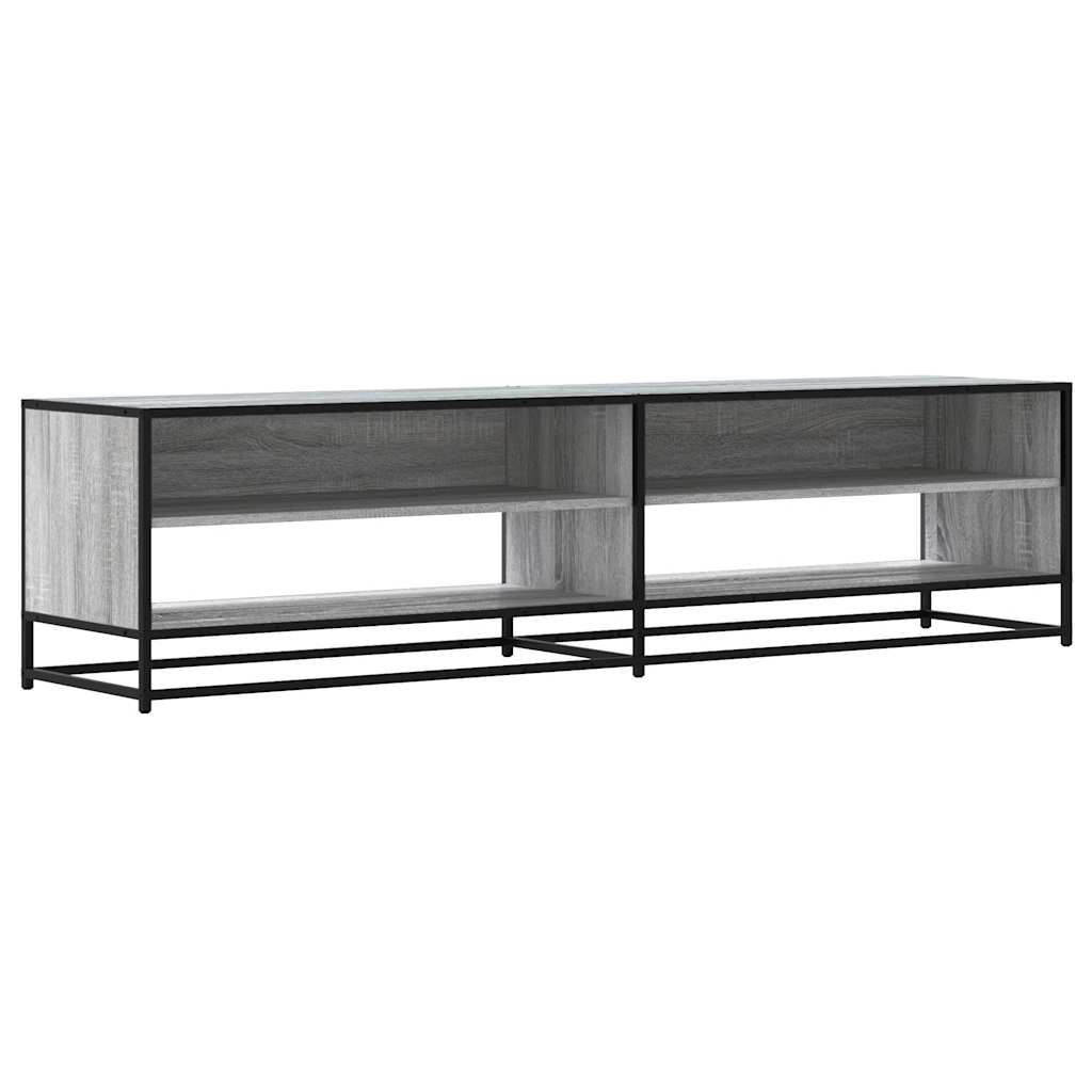 Móvel de tv - modulo de tv - armário de tv 180,5x40x46 cm derivados de madeira cinzento sonoma