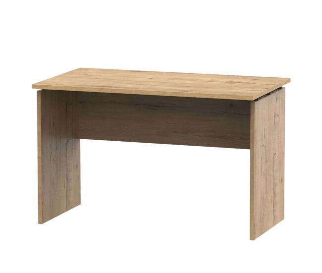 Mesa de escritório moderna teide cor carvalho dourado 120 cm