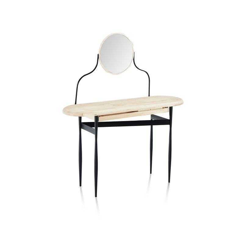 Duehome Toucador Com Espelho Padma - Carvalho 120 X X 40 Cm Preto