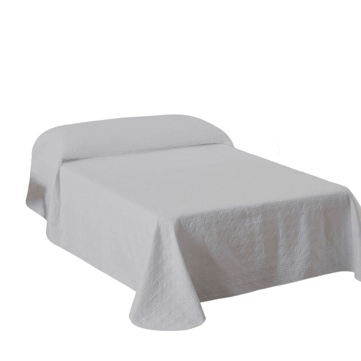 Colcha primavera verão reversível toscana gris cama 135cm