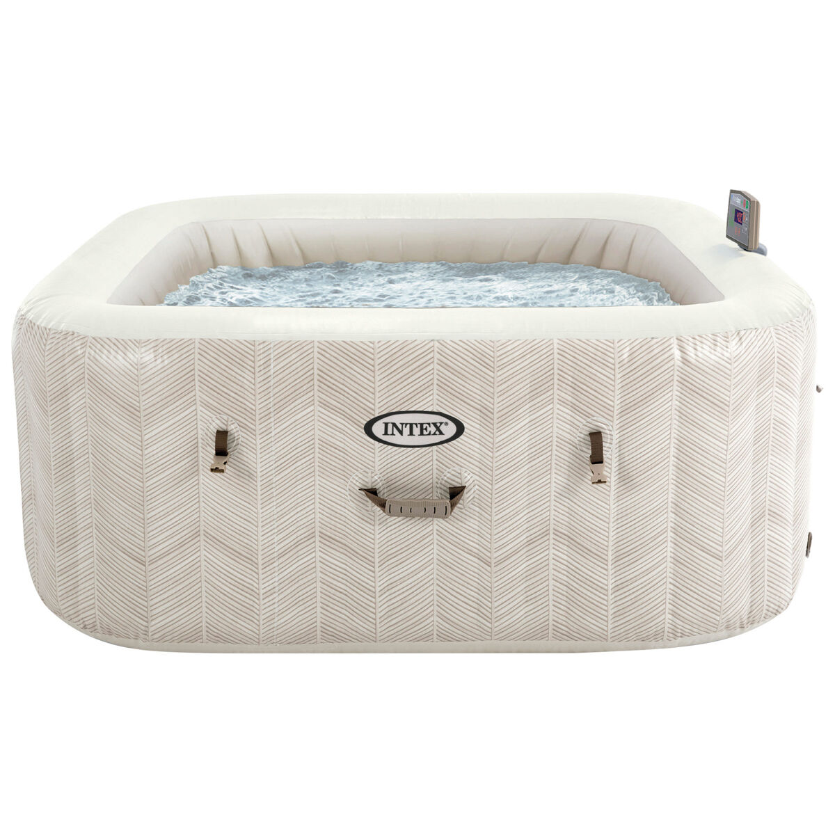 INTEX Spa inflável 4 pessoas Chevron Deluxe