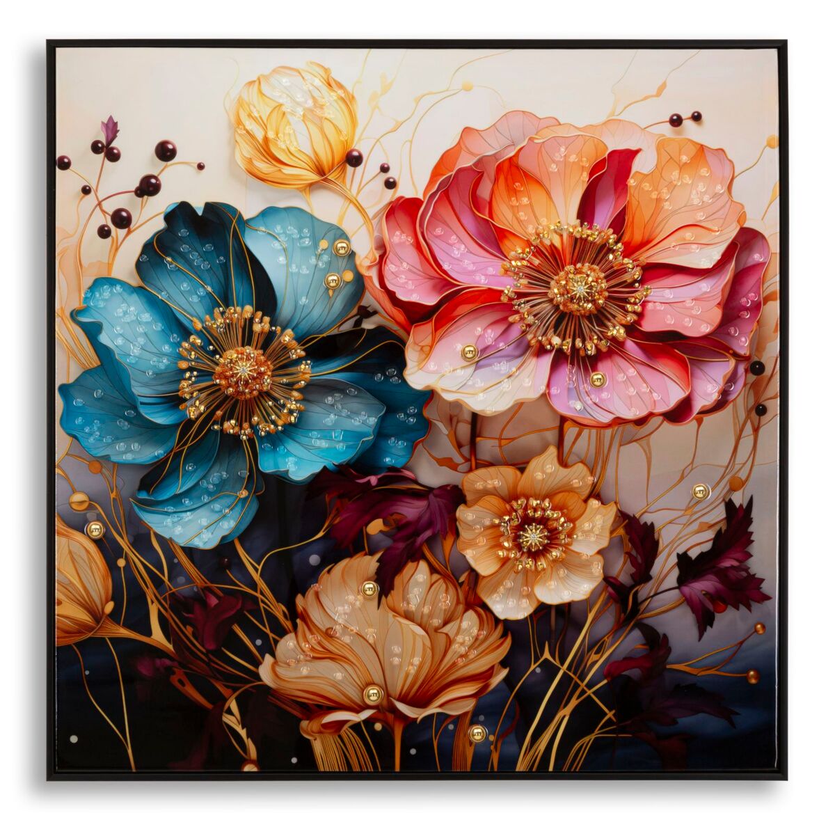 Impressão em Tela Flores 70