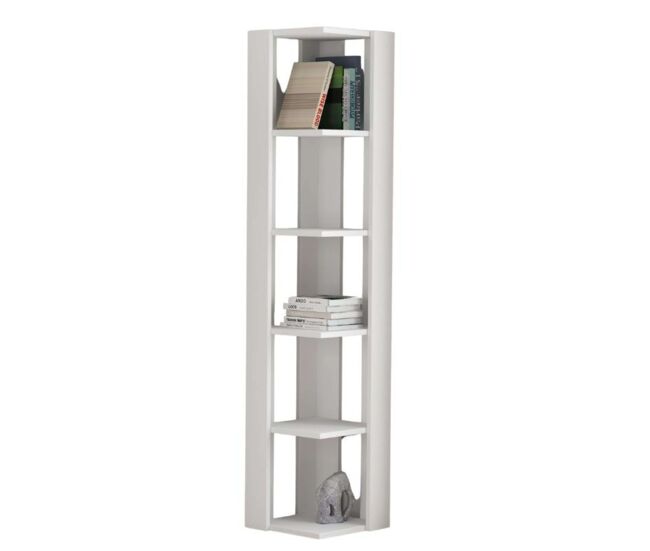 Estante vertical senses 5 espaços brancos 34x161x34 cm