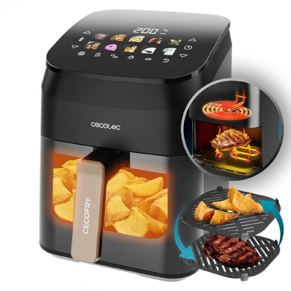 Cecofry&grill smokin' 4500