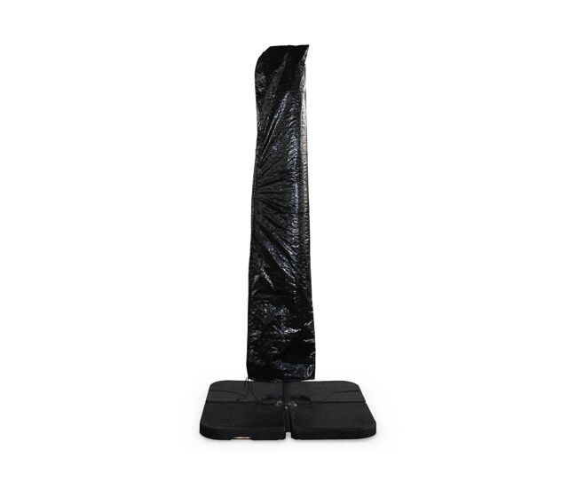 Cobertura de hardelot, biscarosse, falgos e dinard, cobertura protectora para guarda-sol, preto, 52x45x235 cm