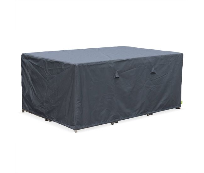 Cobertura protetora para mobiliário de jardim cubo, vabo e vasto 10, cubo 10 / vasto 10 / vabo 10, cinza escuro, 172x112x70 cm