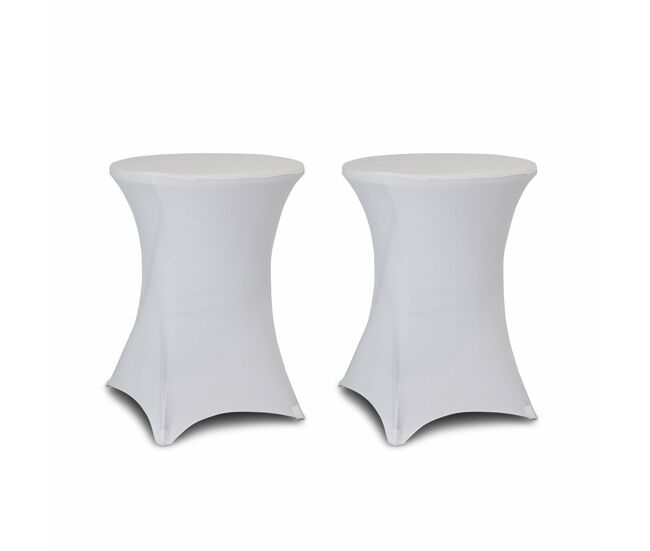 Cobertura protetora de pé, set de 2, gala x2, branco, 80x80x110 cm
