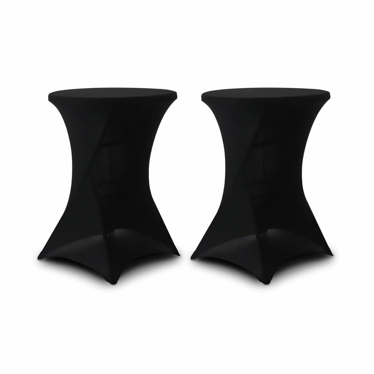 Cobertura protetora de pé, set de 2, gala x2, preto, 80x80x110 cm