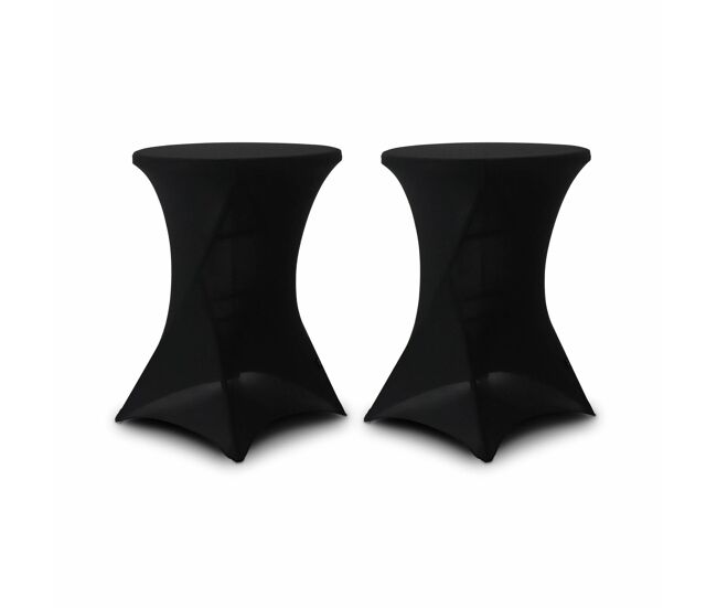 Cobertura protetora de pé, set de 2, gala x2, preto, 80x80x110 cm