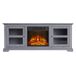 Aparador com lareira eléctrica 2000W Aparador com lareira eléctrica 2000W Cinza