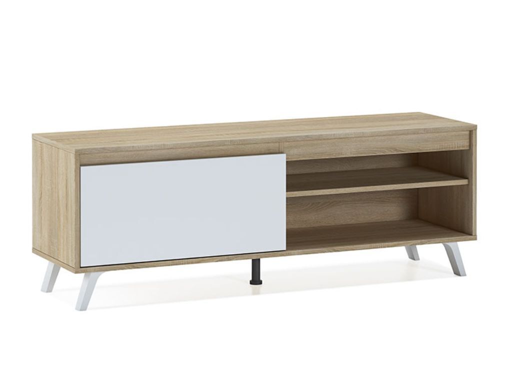 Móvel tv ambihome delfos - carvalho sonoma, c140xp40xa50cm