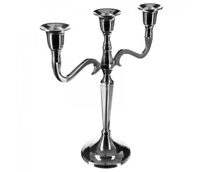 Well home - candelabros modernos de metal com 3 braços 22,5x9,1x26,5cm